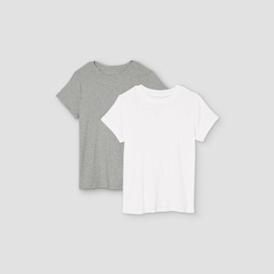 Women's Short Sleeve Ribbed 2pk Bundle T-Shirt - A New Day™ - 1 of 3