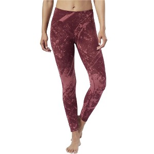 Reebok Womens Lux Bold Combat Compression Athletic Pants - 1 of 4