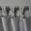 Set of 2 Loha Linen Braided Tab Top Window Curtain Panel - Exclusive Home - 3 of 4
