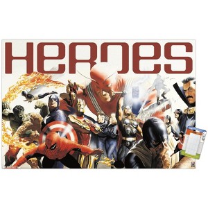 Trends International Marvel Comics - Marvel 80th Anniversary - Heroes Unframed Wall Poster Prints - 1 of 4