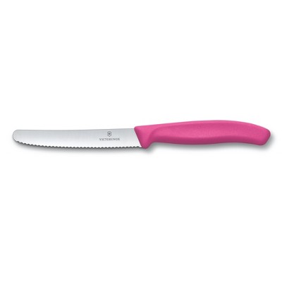 Victorinox Classic 2-Piece 4.5 Serrated Utility Knife Set Pink