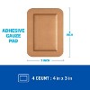Nexcare Duo Adhesive Gauze Pads - 4ct - 4 of 4
