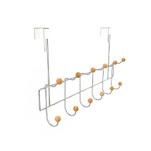 Hastings Home Over-the-Door 6-Hook Metal Coat Rack - 1 of 4