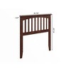 AFI Furnishings Mission Twin Headboard with Turbo Charger in Walnut - 3 of 4