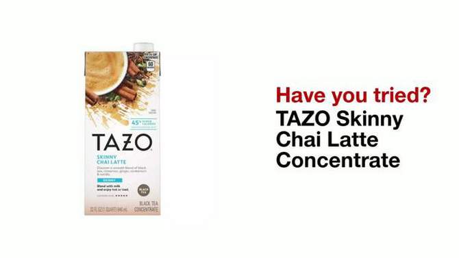 Tazo Skinny Latte Chai Black Tea - 32 fl oz, 2 of 11, play video