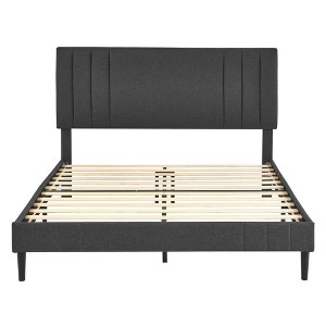 DeCoro Chicago Modern Tufted Upholstered Platform Bed - 1 of 4