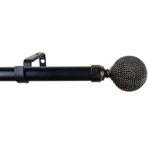 Urbanest 1-inch Diameter Giato Adjustable Single Drapery Curtain Rod - 1 of 4