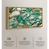 Art Remedy Agate Emerald Cut Green Abstract Wall Art Framed - 3 of 4