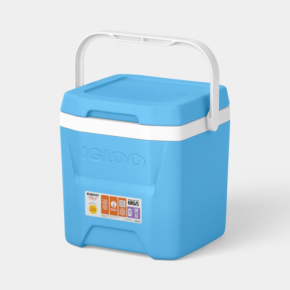 Sun Squad 18 Cans/12qt Hard Sided Cooler - Carolina Blue