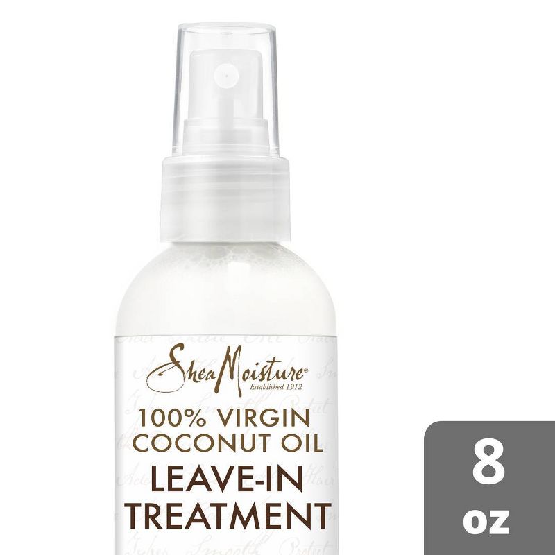 SheaMoisture 100% Virgin Coconut Oil Leave In Conditioner - 8 fl oz, 1 of 11