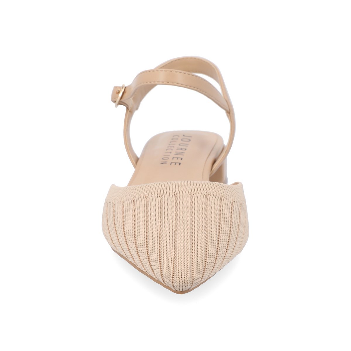 Обувь Journee Collection Medium and Wide Width Women's Ansley Flats Tan 6.5WD — фото 6