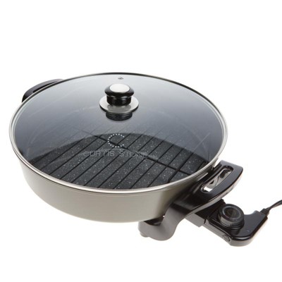 Refurbished Curtis Stone 14" 6.2qt Dura-Pan Nonstick Electric Skillet – Like New!
