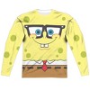 Men's Spongebob Squarepants Nerd Face Long Sleeve Costume T-Shirt - 2 of 4