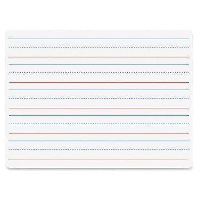 Flipside Products Dry-Erase Board Ruled 9"x12" Red/Blue 10034
