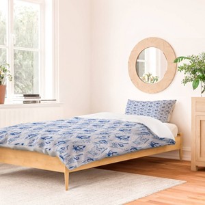 Deny Designs Britt Mills Design Nauti Crab Twin/Twin Xl Duvet and Sham Set (2-3pc Set) - 1 of 4