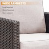 Buenhomino 6-Seater Outdoor Sectional Sofa L Shaped Couch Patio Conversation Furniture Set, Wicker Patio Sectional Sofa with Removable Cushion - 4 of 4