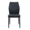 Set of 4/6 Dining Chairs PU Leather Upholstered Dinner Chairs Armless Chairs Accent Chairs with Padded Seat - Modernluxe - 2 of 4