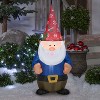 Gemmy Christmas Inflatable Gnome , 4 ft Tall, Multi - 2 of 4