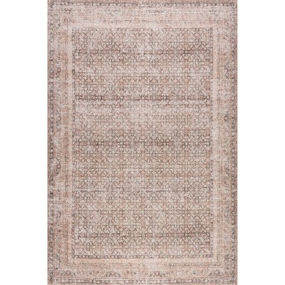 Nuloom Hillstone Collection Olene Traditional Vintage Medallion Area Rug
