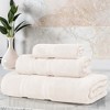 Smart Dry Cotton Medium Weight Solid Towel Set by Blue Nile Mills - 2 of 4