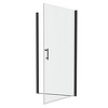 NicBex Shower Door  25.4" Wx72" H Pivoting Tub Shower Doors with 1/4" (6mm) Tempered Glass Door and 304 Stainless Steel Open Outside - 3 of 4