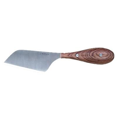 BergHOFF Aaron Probyn 8.25" Stainless Steel Provence Hard Cheese Knife with Wood Handle