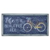 Transpac MDF Enjoy The Ride Sign Set of 2 Spring Home Decorations Wall Sign Panels for Spring and Summer - 3 of 3