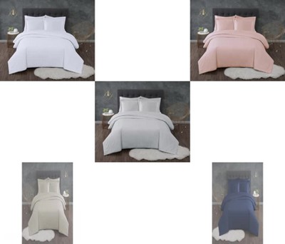 Gray Twin/Twin XL Microfiber Antimicrobial Duvet Cover Set