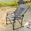 KWPZQEB Directors Chair, Camping Chairs for Adults, Heavy Duty Side Table with Side Table and Side Pockets, Lawn Chairs for Beach, Lawn - 3 of 4