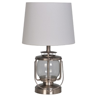 glass lantern table lamp