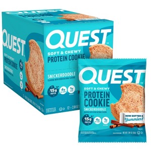 Quest Nutrition Protein Cookie - Snickerdoodle - 1 of 4