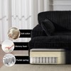 Whisen 2-Piece L-Shaped Sectional Compression Sofa with Soft Corduroy Fabric, No Assembly Required - 4 of 4
