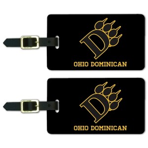 Ohio Dominican University Primary Logo Luggage ID Tags Suitcase CarryOn Cards  Set of 2 - 1 of 4