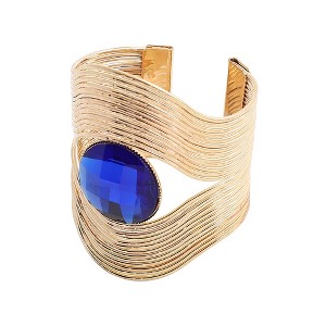 SOHI Women's Blue Eye Cuff Bracelet - 1 of 3