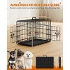 Yaheetech Metal Dog Crate for Small to Medium-Sized Dogs, Black - 3 of 4