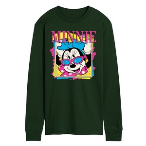 Men's - Disney - Minnie Retro Long Sleeve Graphic T-Shirt - 1 of 2