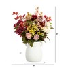 Nearly Natural 25-in Mixed Flower Arrangement in Ceramic Vase - 2 of 4