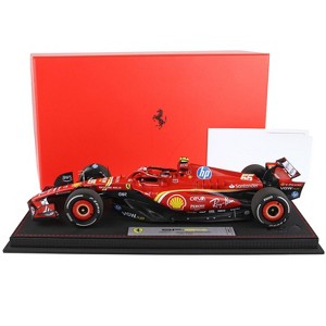 Ferrari SF-24 #55 Carlos Sainz 3rd Place Formula One F1 "Monaco GP" (2024) Limited Edition 1/18 Diecast Model Car by BBR - 1 of 4