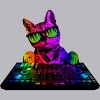 Men's Design By Humans Cool Cat DJ By clingcling Tank Top - 2 of 4