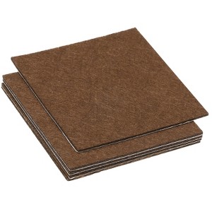 Unique Bargains Square Soft Adhesive Non-slip Anti-scratch Furniture Lamp Base Felt 5 Pcs - 1 of 4