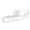 Modern Outdoor Chaise Lounges with Aluminum Frame, Breathable Seating Mesh Patio Recliner Chair, Adjustable Outside Chair -Christopher Knight Home - 2 of 4