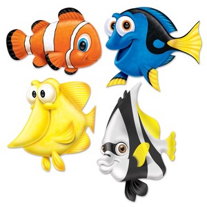Beistle Under The Sea Fish Cutouts, 14.5"-17", (8/Pkg) Multicolored - 1 of 4