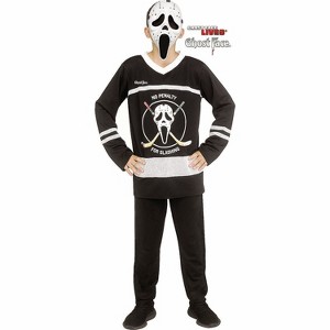Ghost Face Kids' Hockey Mask Halloween Deluxe Costume Mask - 1 of 1