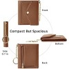FATMOON Womens Wallet,RFID Blocking Small Trifold Ladies Wallets Women Credit Card Holder With Coins Zipper Pocket - 2 of 4