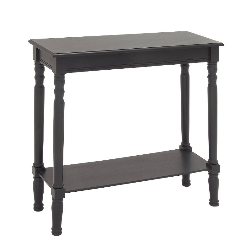 Traditional Wood Console Table Black - Olivia &#38; May, 6 of 19