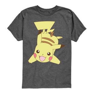 Boys' - Pokémon - Pikachu Red Cheeks Short Sleeve Graphic T-Shirt - 1 of 4