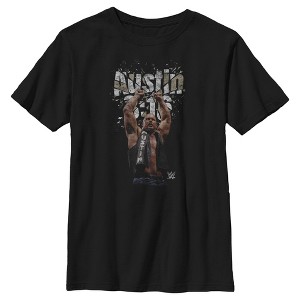 Boy's WWE Stone Cold Steve Austin 3:16 Shattered Glass T-Shirt - 1 of 4
