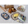 Blue Rose Polish Pottery 295 Ceramika Artystyczna Butter Dish - 3 of 3