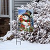 Briarwood Lane Winter Garden Flag 12x18 For Outdoor Winter Friends Snowman For Winter Garden Flag Flags For Outside - 4 of 4