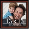 PosterPalooza | Square Decor Brown Picture Frame - UV Acrylic, Foam Board Backing, Hanging Hardware - 2 of 4